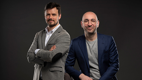 Daniil Barkalov and Hosam Arab, co-founders, tabby. Image by Forbes Middle East